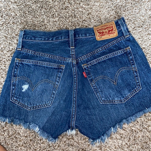 Levi’s distressed shorts. - Picture 2 of 3
